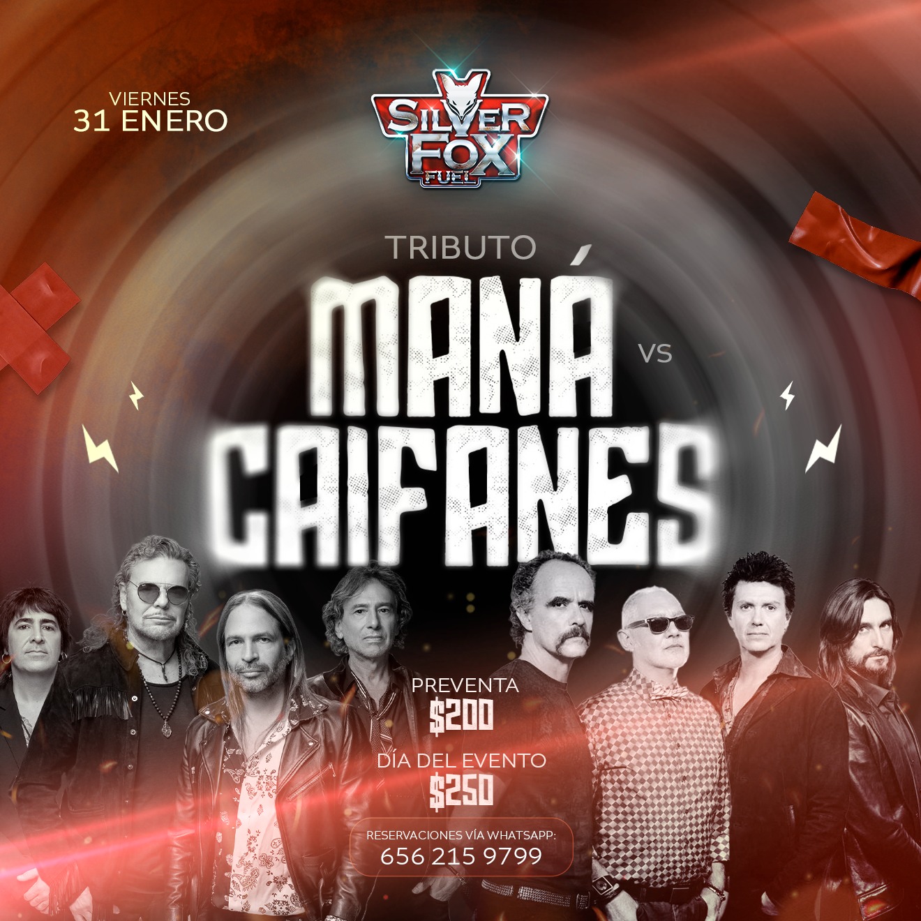 Tributo a Maná vs Caifanes