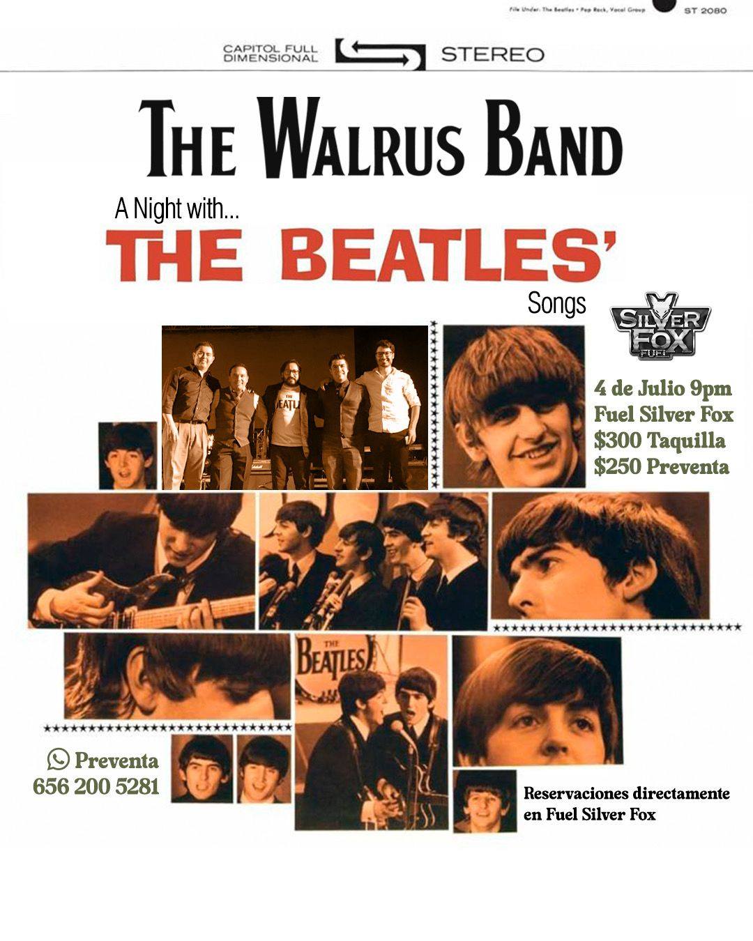 The Walrus Band, a night with the Beatles