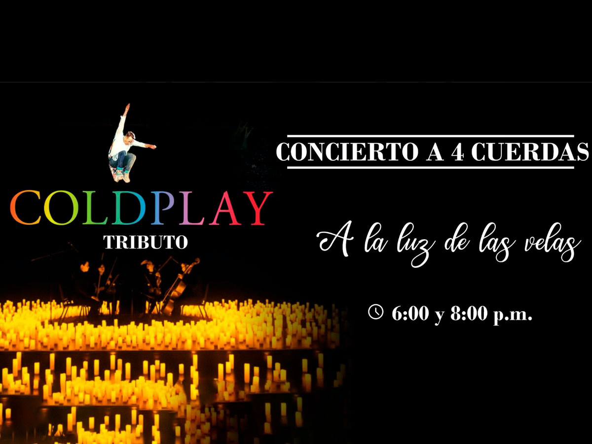Tributo a Coldplay: Concierto a 4 cuerdas a la luz de las velas