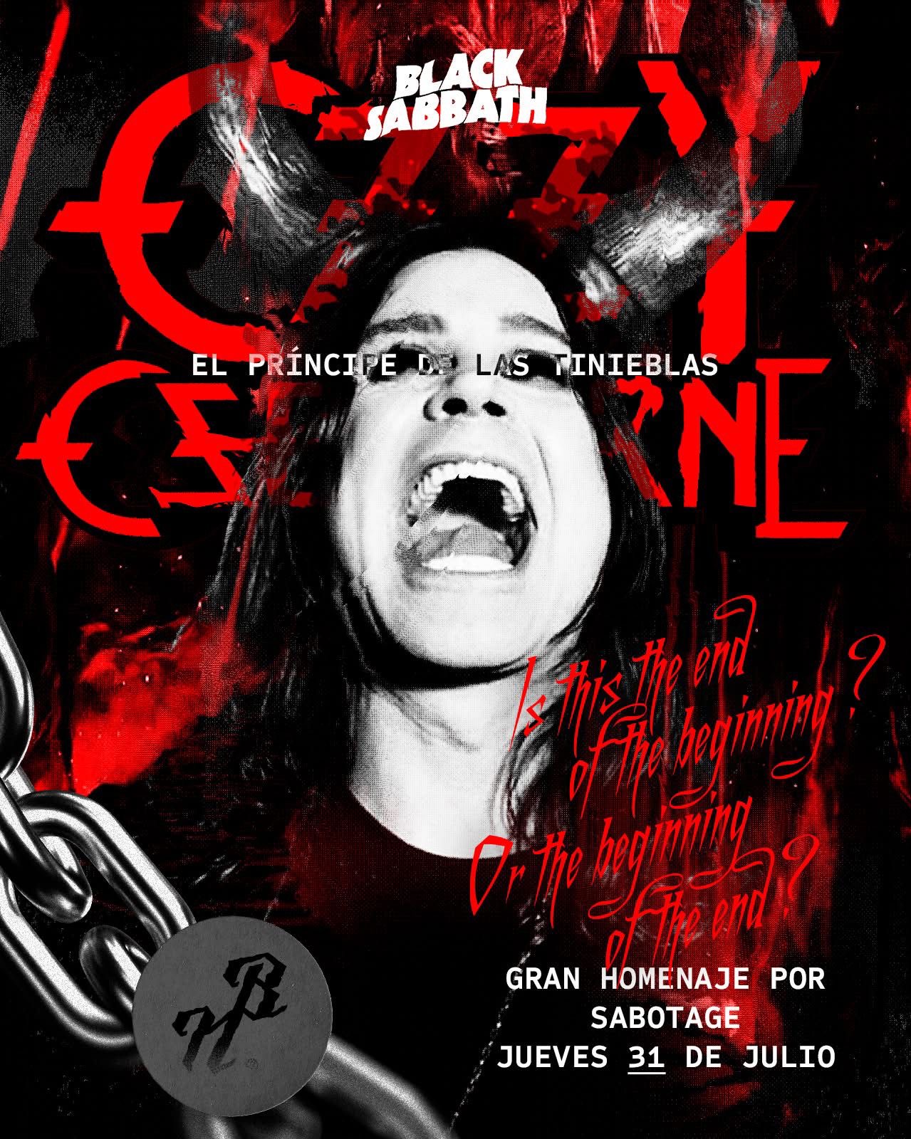 Ozzy Osbourne homenaje por Sabotage