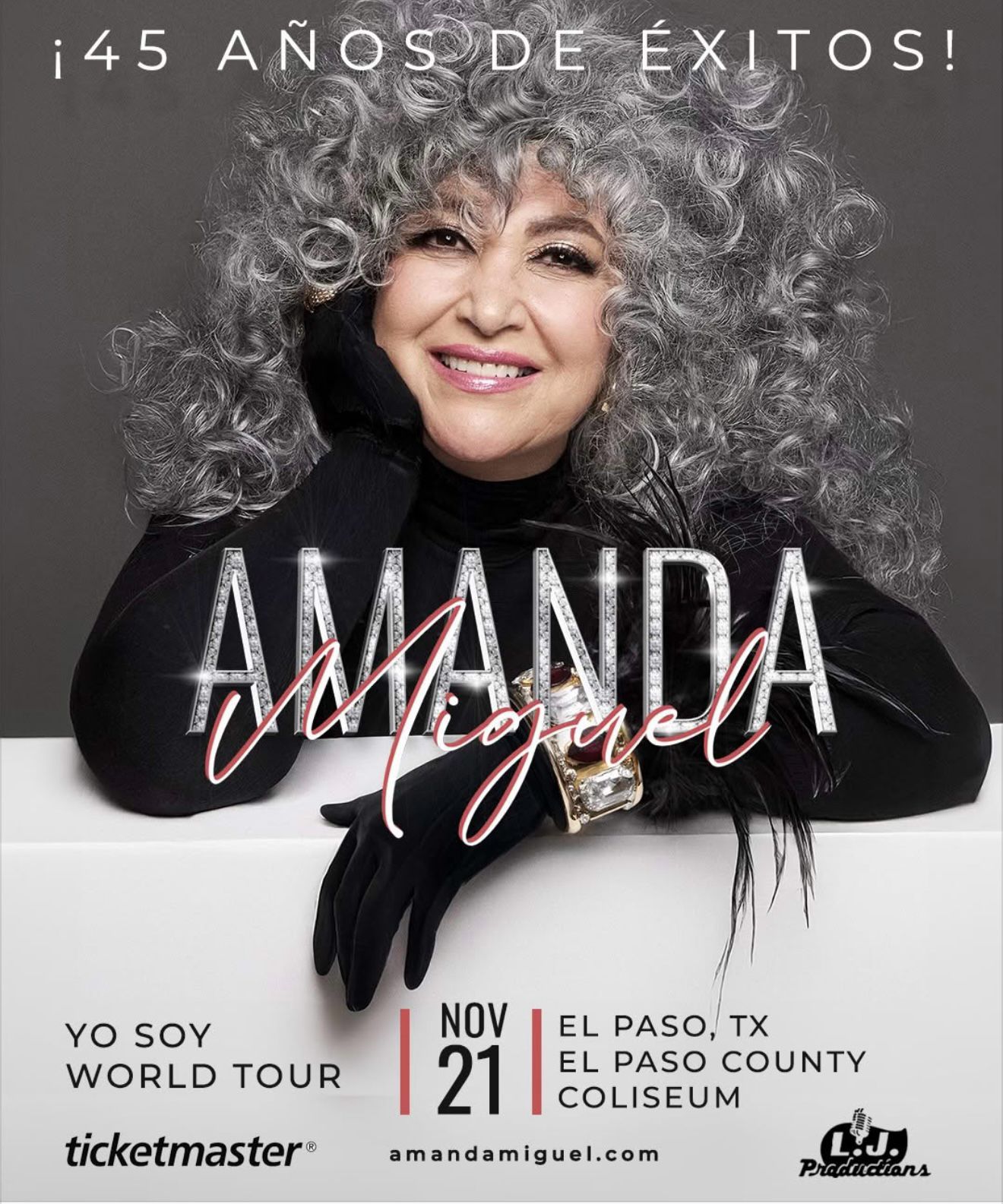 Amanda Miguel “Yo Soy World Tour, 45 años de éxitos”