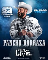 Pancho Barraza Simplemente Tour 2025