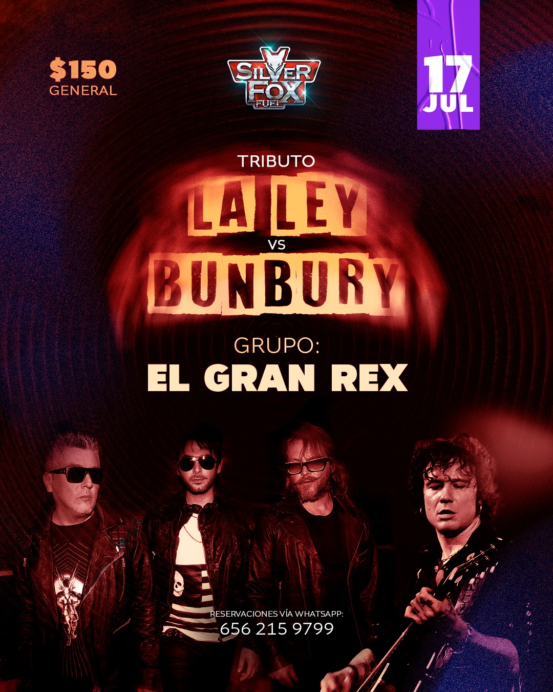 Tributo La Ley vs Bunbury