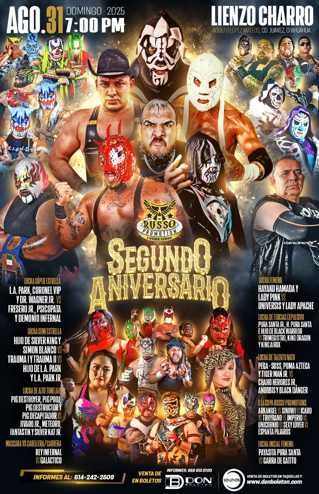 Lucha Libre Russo Promotions 2do.Aniversario