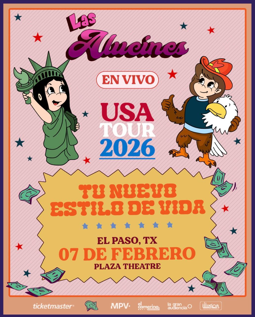 Las Alucines USA Tour 2026 “Tu nuevo estilo de vida”