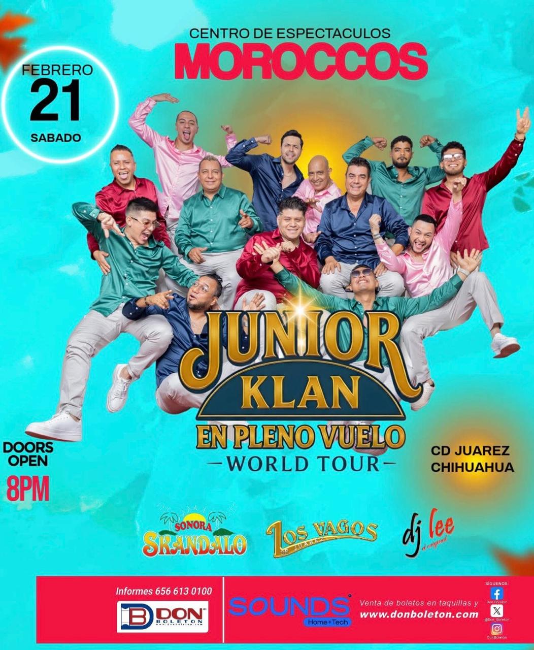 Junior Klan “En Pleno Vuelo Tour”