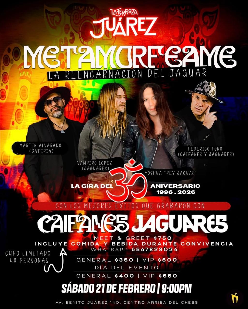 Metamorféame “La Reencarnación del Jaguar”