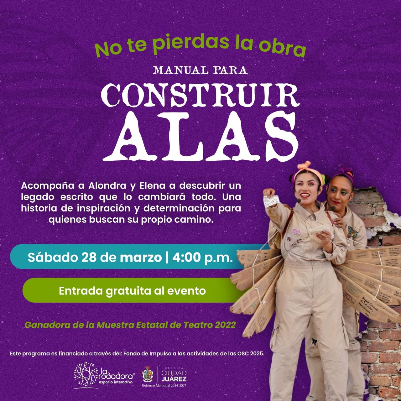 Obra de Teatro “Manual para construir alas”