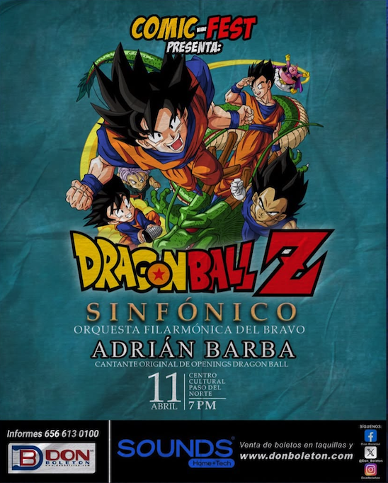 Dragon Ball Z Sinfónico presentado por Comic Fest