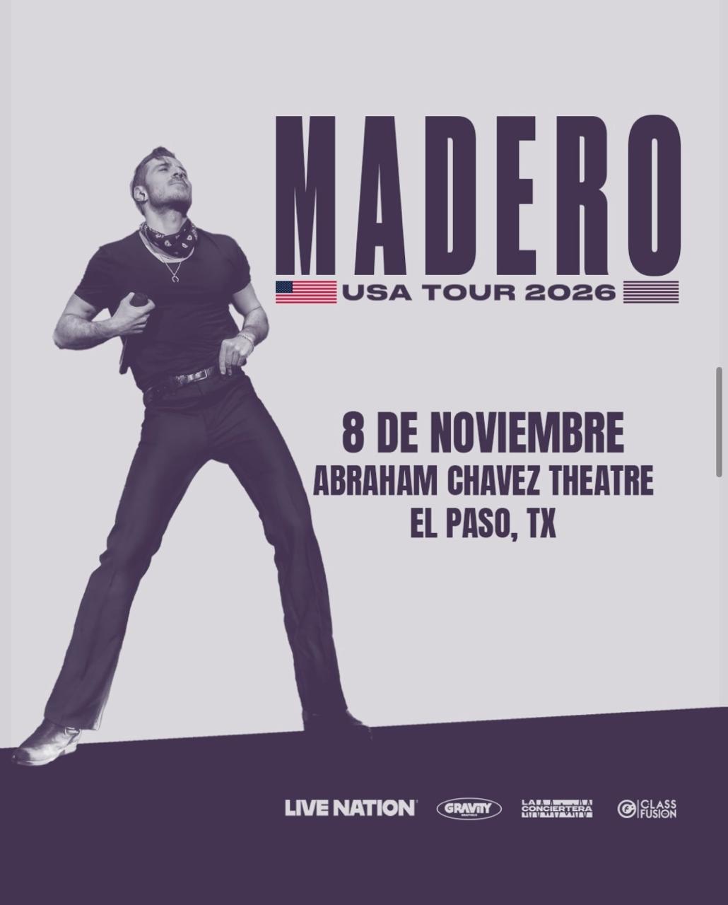José Madero “USA Tour 2026”