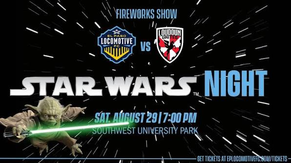 El Paso Locomotive Star Wars Night