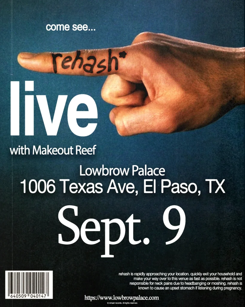 Rehash Live with Makeout Reef