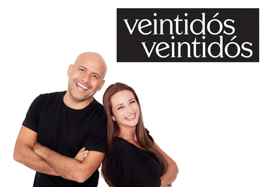Veintidós veintidós con Odín Dupeyrón y Erika Blenher